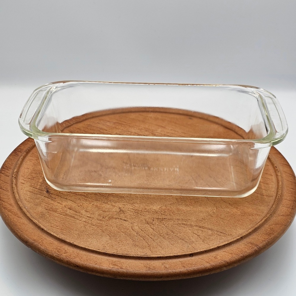 Vintage Pyrex Loaf Pan 1.5 Quart Clear Glass Rectangular Baking Dish 213 USA